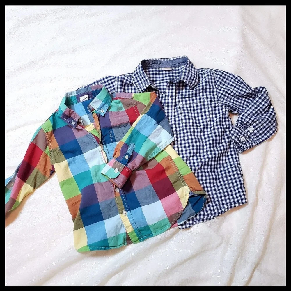 Gymboree / Gap Kids Boys Button Down Shirt Bundle Size 4T